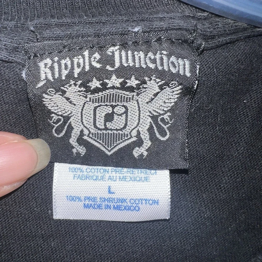 VTG Bobby's World T Shirt Men's Sz L Black That's How I Roll Ripple Junction Tee